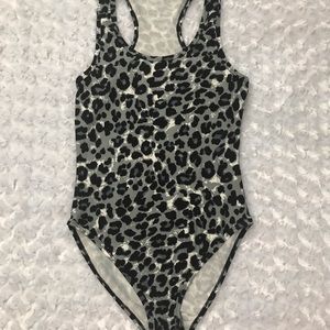 Animal print bodysuit